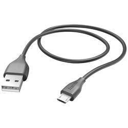 Hama Nabíjecí kabel USB USB 2.0 USB-A zástrčka, USB Micro-B zástrčka 1.50 m černá 00201586