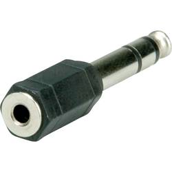 Roline 11.09.4444 jack audio kabel [1x jack zástrčka 6,3 mm - 1x jack zásuvka 3,5 mm] černá