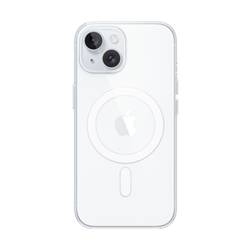Apple Clear Case zadní kryt na mobil Apple iPhone 15 transparentní indukční nabíjení, odolné vůči nárazům