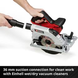 Einhell Professional TP-CS 18/190 Li BL - Solo aku ruční kotoučová pila, max. řez 65 mm, bezkartáčové, bez akumulátoru, bez nabíječky, 18 V, 4331210