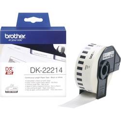 Brother DK-22214 etikety v roli 12 mm x 30.48 m papír bílá 1 ks trvalé DK22214 univerzální etikety