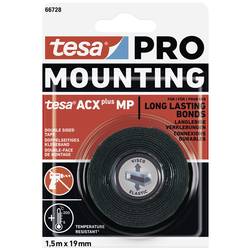 tesa Mounting PRO ACX+ 66728-00000-00 montážní páska černá (d x š) 1.5 m x 19 mm 1 ks
