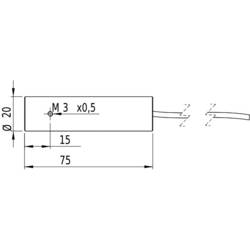 Picotronic laserový modul lineární červená 5 mW LE650-5-3 (20x75)30-C3000