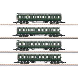 Märklin 87565 Sada 4 ks osobních vozů značky DB