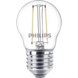 Philips LED 76329900 LED Energetická třída (EEK2021) F (A - G) E27 kapkový tvar 2 W = 25 W teplá bílá (Ø x d) 4.5 cm x 7.8 cm 1 ks