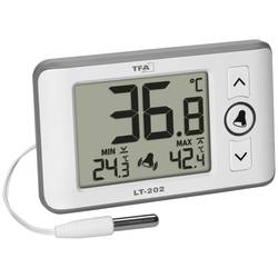 TFA Dostmann Digitales Profi-Thermometer mit Kabelfühler LT 202 teploměr bílá
