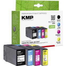KMP Ink náhradní Canon PGI-1500BK XL, PGI-1500C XL, PGI-1500M XL, PGI-1500Y XL kompatibilní kombinované balení černá, azurová, purppurová, žlutá C99V 1564,0050