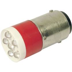 CML Innovative Technologies 18640350C indikační LED červená BA15d 24 V/DC, 24 V/AC 1260 mcd
