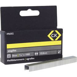 C.K 496002 Svorky do sponkovačky Typ 140 1000 ks Rozměry (d x š) 8 mm x 10.5 mm