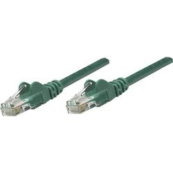 Intellinet 342537 RJ45 síťové kabely, propojovací kabely CAT 6 U/UTP 15.00 m zelená 1 ks