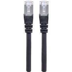 Intellinet 740753 RJ45 síťové kabely, propojovací kabely CAT 6A S/FTP 1.50 m černá fóliové stínění, stínění pletivem, stíněný, bez halogenů 1 ks