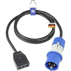 AS Schwabe 360488 napájecí kabelový adaptér 16 A černá 1.5 m H07RN-F 3G 2,5 mm²
