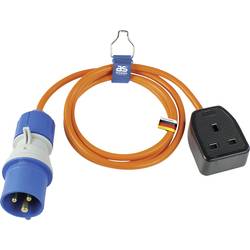 AS Schwabe 660488 napájecí kabelový adaptér 16 A oranžová 1.5 m H05VV-F 3G 1,5 mm²