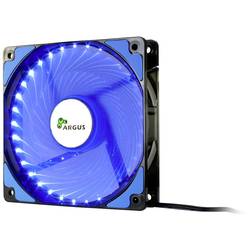 Inter-Tech L12025 PC větrák s krytem modrá (š x v x h) 120 x 120 x 25 mm