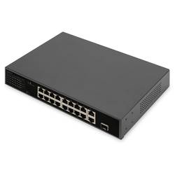 Digitus DN-95355 síťový switch, 16 portů, 10 / 100 MBit/s, funkce PoE