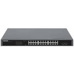 Intellinet 24-Port Gigabit PoE+ Switch mit 2 SFP Ports 370 W Powered Device Monitor 19 19 síťový switch 10 / 100 / 1000 MBit/s IEEE802.3af (15,4 W),