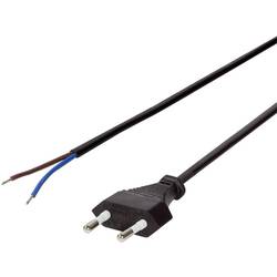 LogiLink napájecí kabel [1x Euro zástrčka - 1x kabel s otevřenými konci] 1.50 m černá
