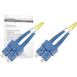 Digitus DK-2922-10 optické vlákno optické vlákno kabel [1x zástrčka SC - 1x zástrčka SC] 9/125 µ Singlemode OS2 10.00 m