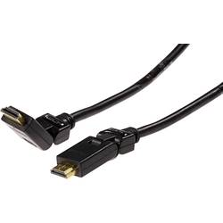 Schwaiger HDMI kabel Zástrčka HDMI-A, Zástrčka HDMI-A 1.30 m černá HDMW13053 pozlacené kontakty, Ultra HD (4K) HDMI HDMI kabel