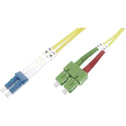 Digitus DK-292SCA3LC-02 optické vlákno optické vlákno kabel [1x zástrčka SC/APC 8° - 1x zástrčka LC] 9/125 µ Singlemode OS2 2.00 m