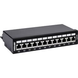 Intellinet 720915 12 portů patch panel 483 mm (19) CAT 6A černá osazený