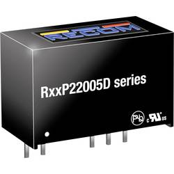 RECOM R15P22005D DC/DC měnič napětí do DPS 200 mA 2 W Počet výstupů: 2 x Obsahuje 1 ks