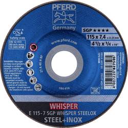 PFERD 62211848 E 115-7 SGP WHISPER STEELOX brusný kotouč lomený Průměr 115 mm Ø otvoru 22.23 mm nerezová ocel, ocel 10 ks