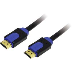 LogiLink HDMI kabel Zástrčka HDMI-A, Zástrčka HDMI-A 15.00 m černá CHB1115 HDMI kabel