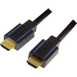 LogiLink HDMI kabel Zástrčka HDMI-A, Zástrčka HDMI-A 1.80 m černá CHB004 HDMI kabel
