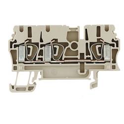 Z-series, Feed-through terminal, Rated cross-section: 2,5 mm², Tension clamp connection, Wemid, White, Busbar ZDU 2.5/3AN WS 1683400000 Weidmüller 100 ks