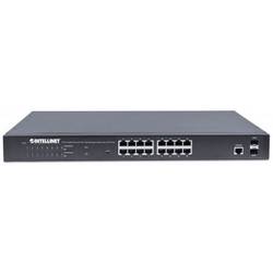 Intellinet 561198 síťový switch, 16 portů, funkce PoE