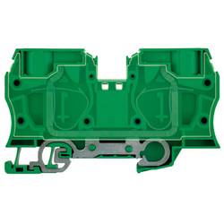 Z-series, PE terminal, Rated cross-section: Tension clamp connection, Wemid, green / yellow, Direct mounting ZPE 35 1739650000 Weidmüller 10 ks