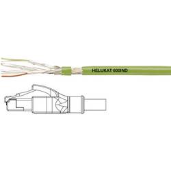 Helukabel 806618-1 RJ45 síťové kabely, propojovací kabely CAT 6A S/FTP 0.50 m zelená krytí PUR, stínění pletivem, fóliové stínění, flexibilní vnitřní vodič 1 ks