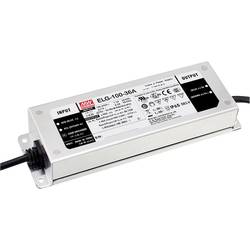 Mean Well ELG-100-36A-3Y napájecí zdroj pro LED, LED driver konstantní napětí, konstantní proud 95.76 W 1.33 - 2.66 A 32.4 - 39.6 V/DC nastavitelný, montáž na