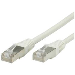 Value 21.99.0302 RJ45 síťové kabely, propojovací kabely CAT 5e S/FTP 2.00 m šedá dvoužilový stíněný, pozlacené kontakty 1 ks
