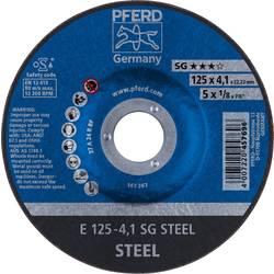 PFERD 62212426 Sg Steel brusný kotouč lomený Průměr 125 mm Ø otvoru 22.23 mm 10 ks
