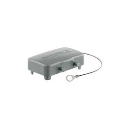 HDC enclosures, Size: 4, Protection degree: IP 65, Cover for lower part of housing, Side-locking clamp on lower side, Standard HDC 10B DODQ 4BO Weidmüller
