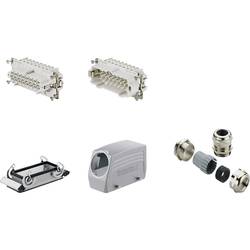 RockStar® HDC kits-Heavy Duty Connectors, Kit, HE, Size: 6, Poles: 1, Screw connection, 500 V, 16 A, diecast aluminium, PG