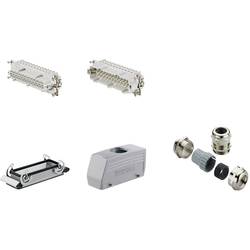 RockStar® HDC kits-Heavy Duty Connectors, Kit, HE, Size: 8, Poles: 1, Screw connection, 500 V, 16 A, diecast aluminium, PG