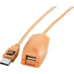 Tether Tools USB kabel USB 2.0 USB-A zástrčka, USB-A zásuvka 5.00 m oranžová Aktivní se zesílením signálu CU1917