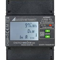 Gossen Metrawatt EM2289 S0 třífázový elektroměr digitální Úředně schválený: Ano 1 ks