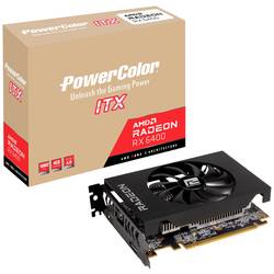 Powercolor grafická karta AMD Radeon RX 6400 ITX 4 GB GDDR6-RAM PCIe HDMI™, DisplayPort nízký profil