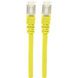 Intellinet 350525 RJ45 síťové kabely, propojovací kabely CAT 6A S/FTP 7.50 m žlutá fóliové stínění, stínění pletivem, bez halogenů 1 ks