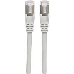 Intellinet 736749 RJ45 síťové kabely, propojovací kabely CAT 6A S/FTP 10.00 m šedá fóliové stínění, stínění pletivem, bez halogenů 1 ks