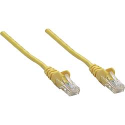 Intellinet 739818 RJ45 síťové kabely, propojovací kabely CAT 6 S/FTP 0.25 m žlutá fóliové stínění, stínění pletivem, bez halogenů 1 ks