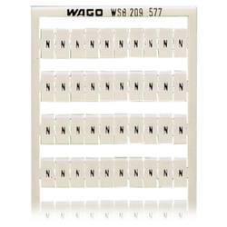 WAGO 209-577 popisné karty Otisk (Kabelový značkovač): N 5 ks