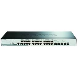 D-Link DGS-1510-28P/E síťový switch RJ45/SFP+, 24 + 4 porty, 92 Gbit/s, funkce PoE