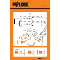 WAGO 210-412 nálepka s pokyny 1000 ks