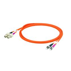 Weidmüller 8813400000 optické vlákno optické vlákno kabel [1x zástrčka SC - 1x ST zástrčka] 62,5/125 µ Multimode OM1 2.00 m