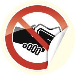 zákazová tabule podávání rukou je zakázáno (Ø) 200 mm 1 ks